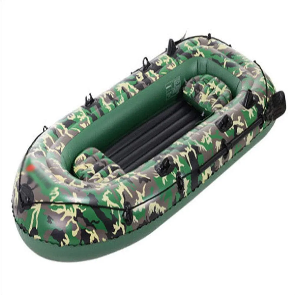 13 Person Thicken Raft Kayak Assault Rubber Boats, WearResisting Hovercraft Dinghies for Fishing, Entertainment Inflatable Boat