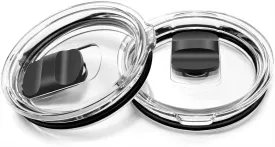 30 oz Tumbler Lid, Replacement Lids Compatible for YETI 30 oz Tumbler, 14 oz Mug and 26 oz Straw Mug, 2 Pack Travel Spill Proof Cup Lids Covers with Magnetic Slider Switch, BPA Free