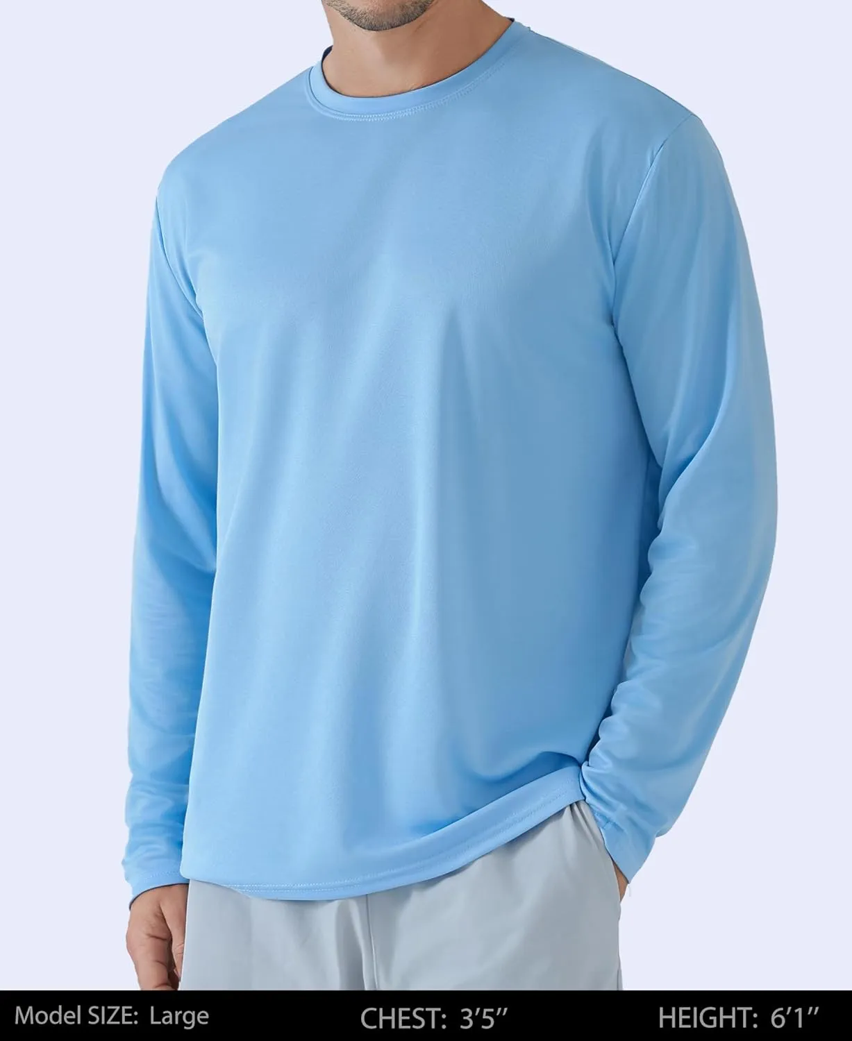 4 Pack Mens Sun Protection Long Sleeve Shirts/Hoodies Rash Guard UPF UV Gear for Fishing Workout Outdoor Adventures