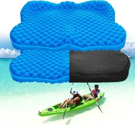 Anti-Slip Kayak Seat Cushion, Thicken Waterproof Kayak Gel Seat Cushion,Coccyx Sciatica Pain Relief, Kayak Accessories for Fishing, Kayak Fishing Accessories