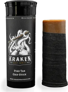 Batting Pine Tar Grip Stick Enhancer for Baseball Bats and Other Sports Equipment, Pine Tar Brown, One Size