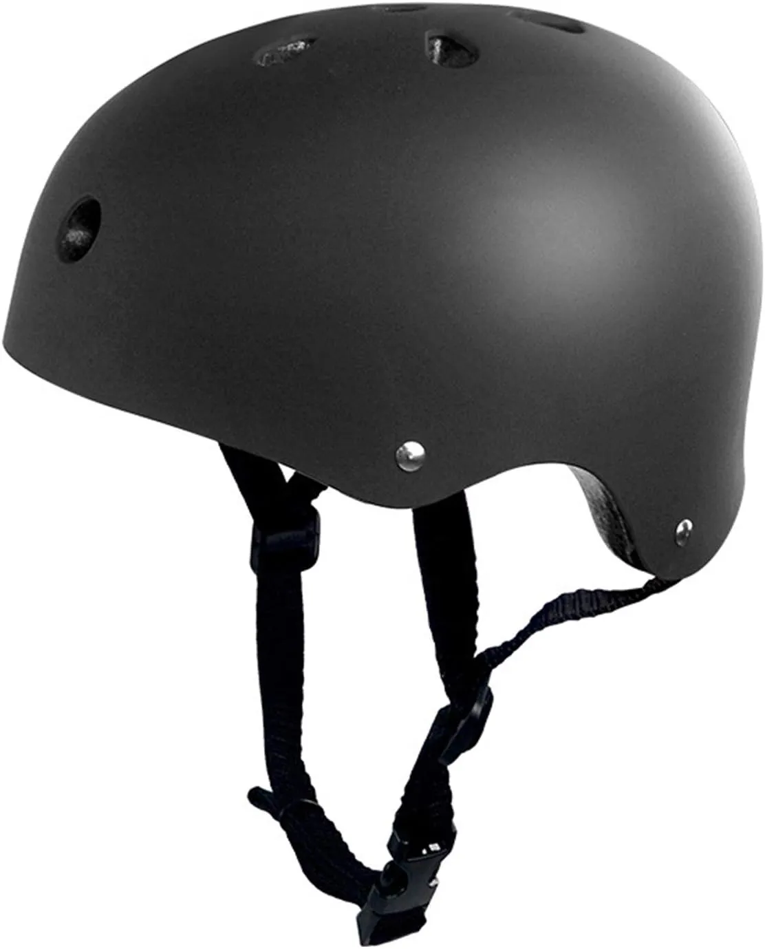 Cycle Helmet for Kids & Adult,Ultralight Adjustable Breathable Impact Resistance Ventilation Safety Helmet for Cycling Skateboarding Roller Skating Black M Black