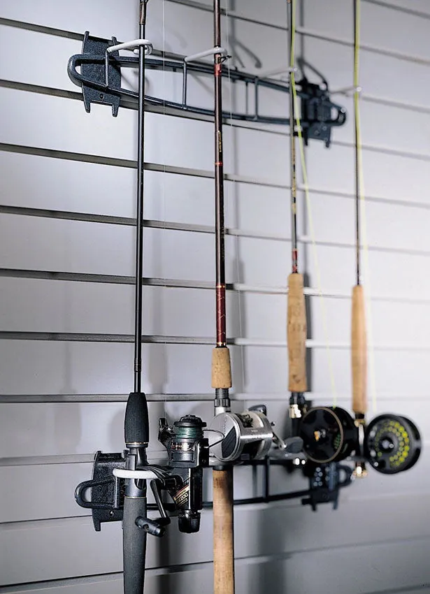 Fishing Rod and Reel Storage Rack