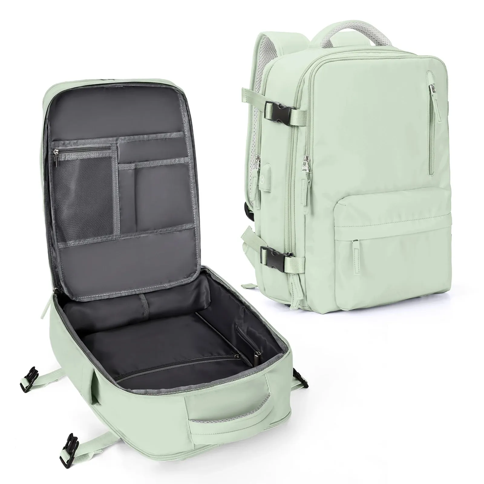 Flight-Approved Travel Backpack - 35L Carry-on Weekender, Waterproof