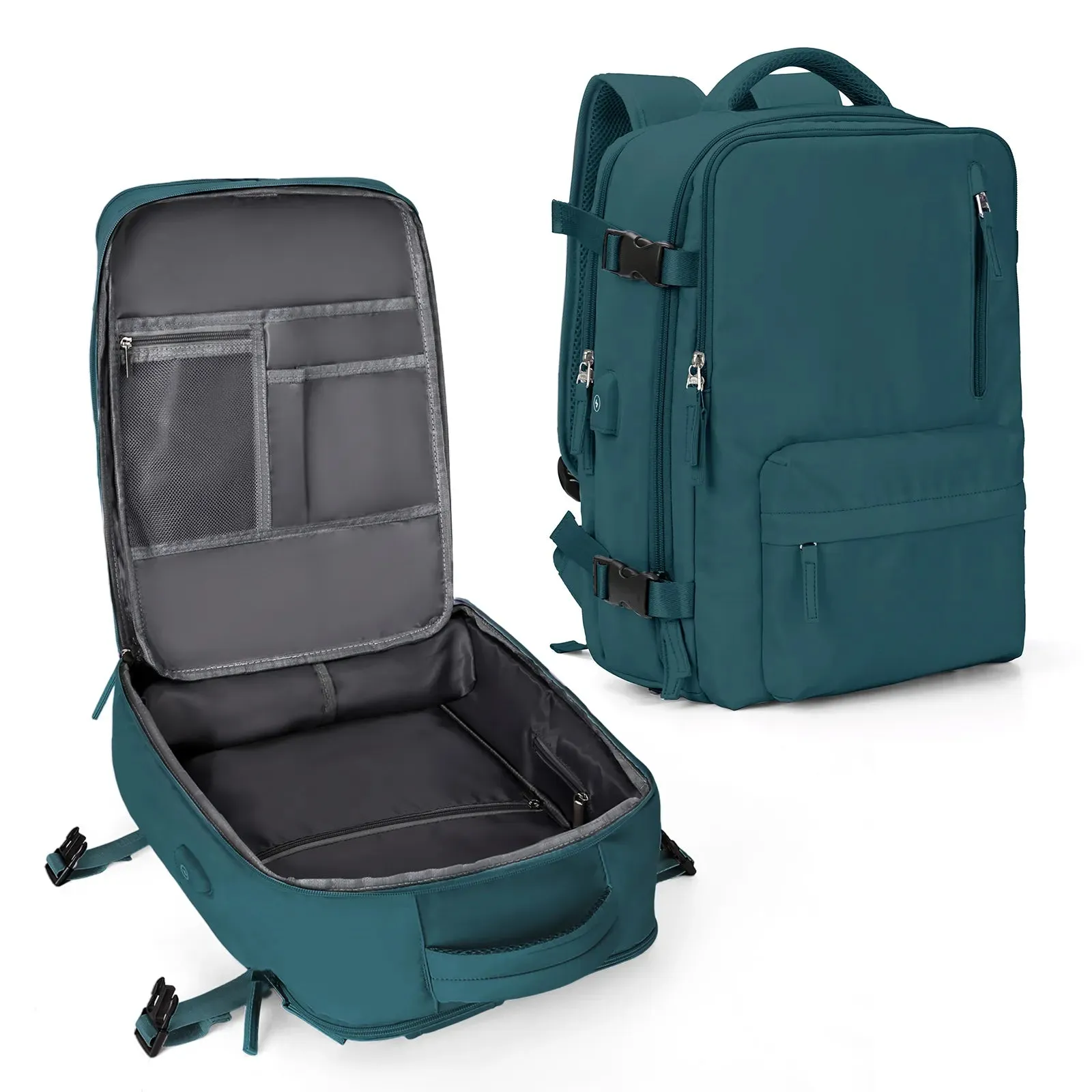 Flight-Approved Travel Backpack - 35L Carry-on Weekender, Waterproof