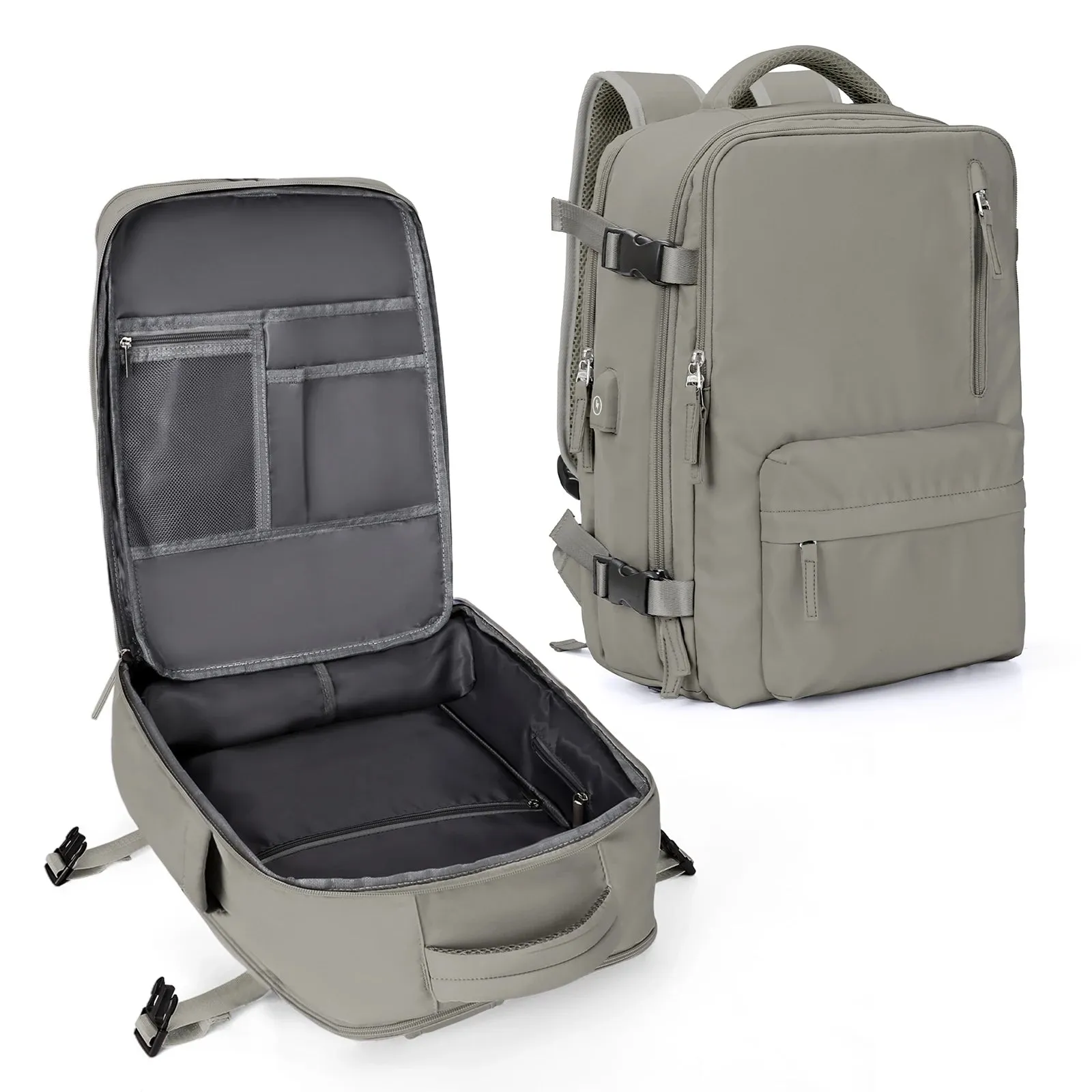 Flight-Approved Travel Backpack - 35L Carry-on Weekender, Waterproof