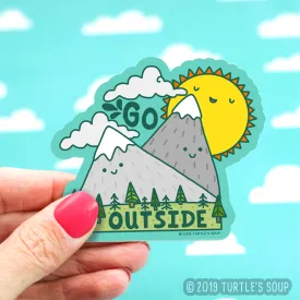 Go Outside Sticker