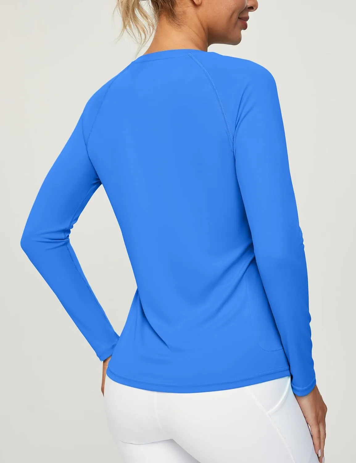 Heathyoga Rash Guard for Women UPF 50  SPF UV Protection Shirts for Women Long Sleeve Swim Shirts for Woman Sun Shirt