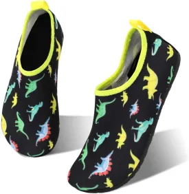 HIITAVE Kids Water Shoes Non-Slip Beach Swim Barefoot Quick Dry Aqua Pool Socks for Boys & Girls Toddler