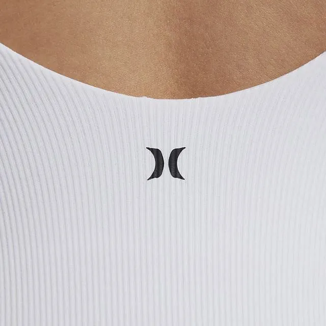 Hurley Quick Dry Block Party Bodysuit White