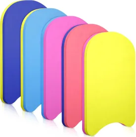 Karenhi 5 Pcs Swimming Kickboard for Adult Kids Training Aid Float Pool Exercise Kick U Design EVA Foam Swim Board for Beginner Float Exercise Equipment