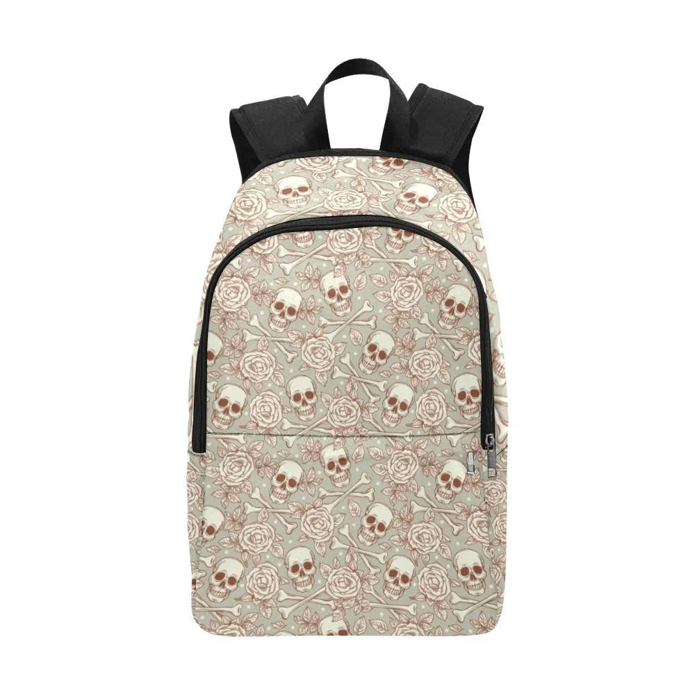 Laptop Backpack (Nylon) - Skulls & Roses