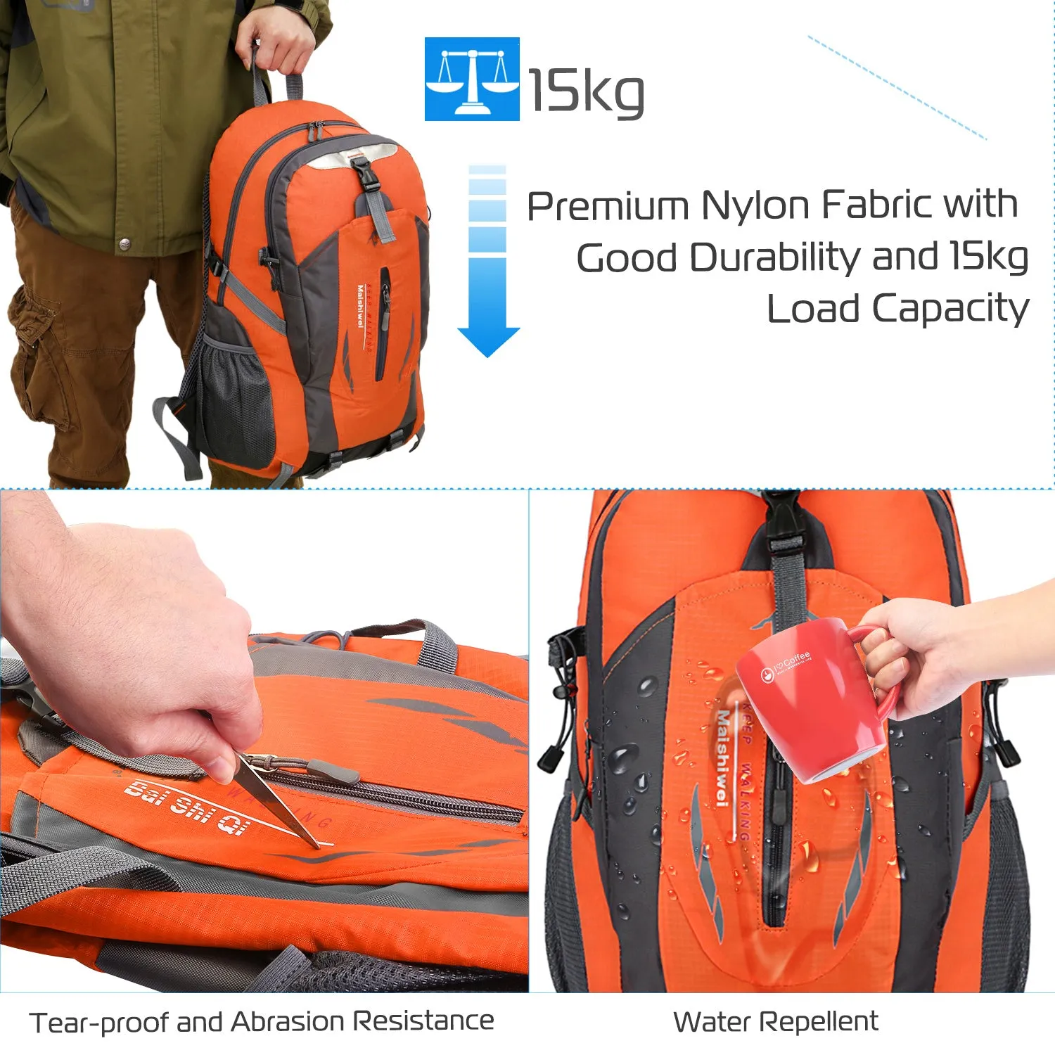 Light Weight Waterproof Travel Backpack