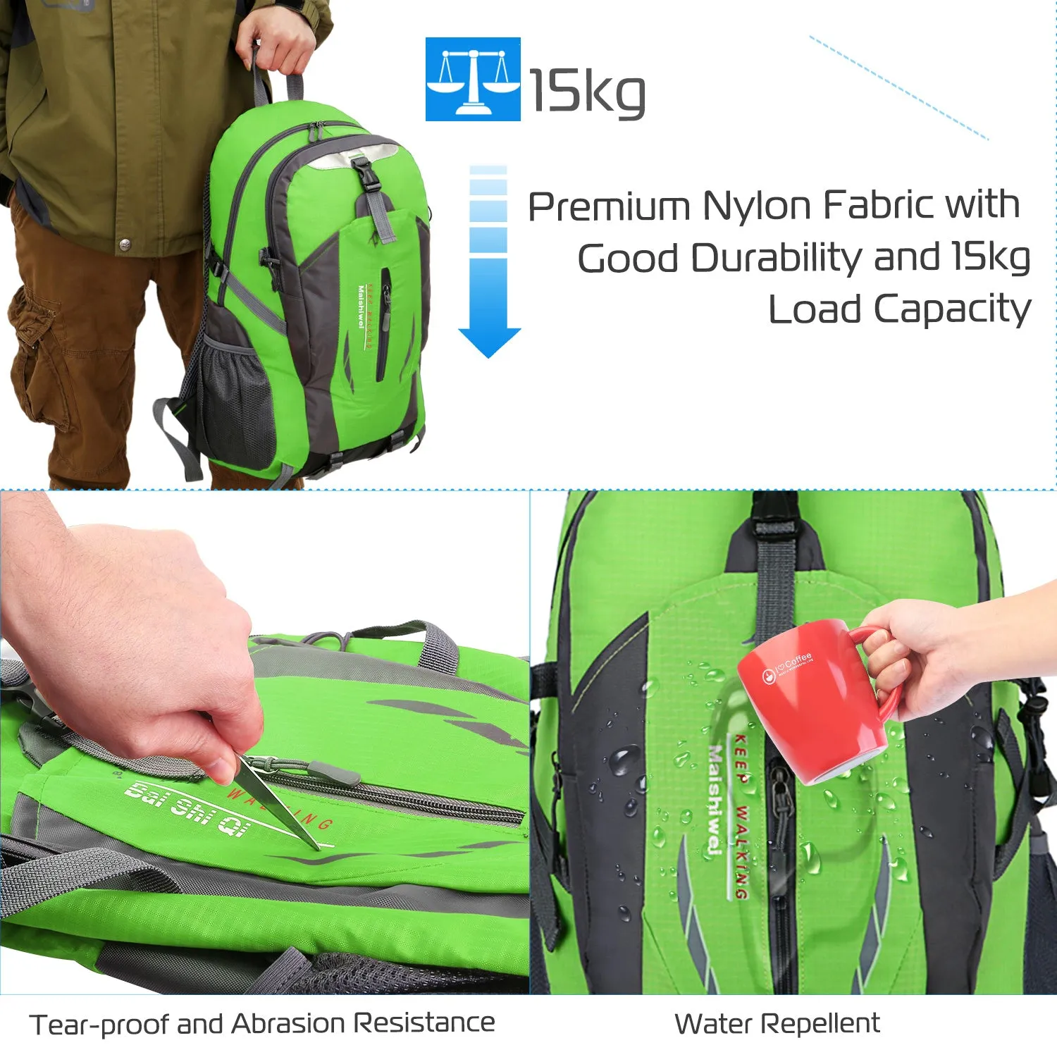 Light Weight Waterproof Travel Backpack