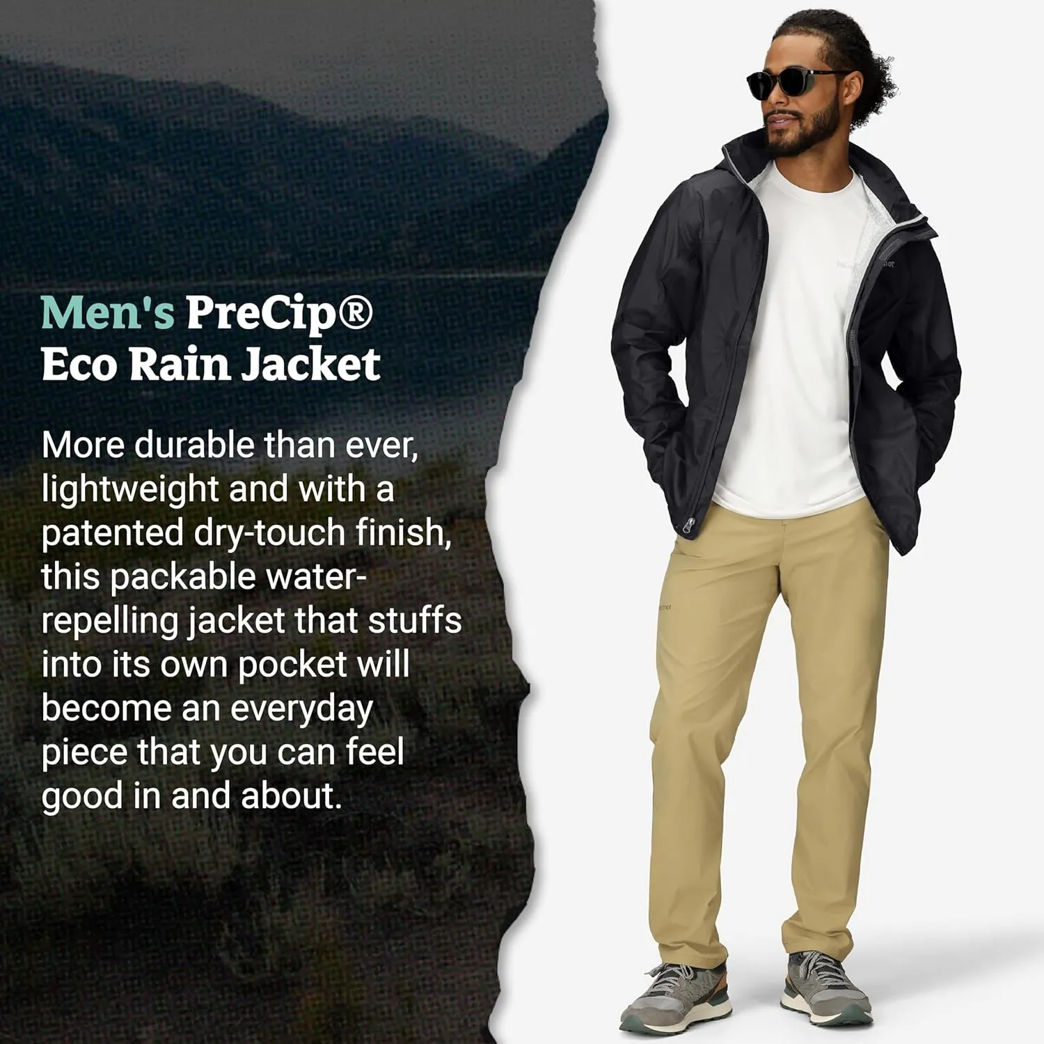 MARMOT Men's Precip Eco Lightweight & Waterproof Rain Jacket