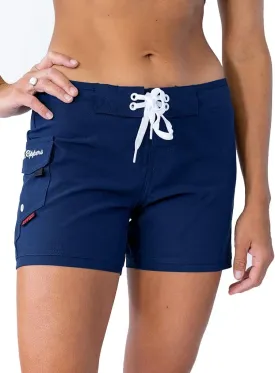 Maui Rippers Womens 5" 4-Way Stretch Swim Shorts Boardshorts