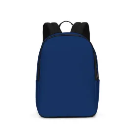 Medium Dark Blue Waterproof Backpack | Medium Dark Pure Blue | C100M75Y0K60