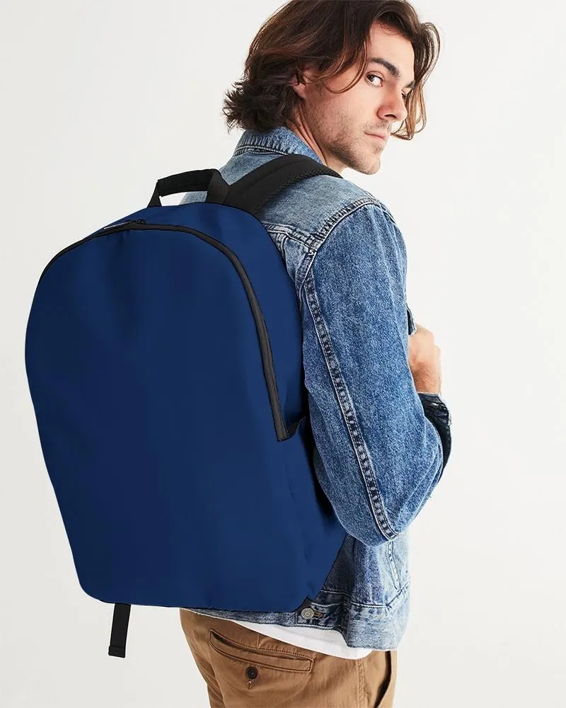Medium Dark Blue Waterproof Backpack | Medium Dark Pure Blue | C100M75Y0K60