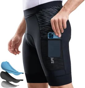 Mens Bike Shorts 4D Padded Cycling Bicycle Road Biking Mountain Riding UPF 50  Cycle Shorts