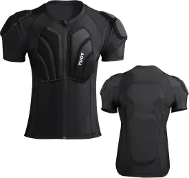 Men's Snowboard Protective Padded Shirt for Back Spine Shoulder Chest Protector Ski lmpact Shirt