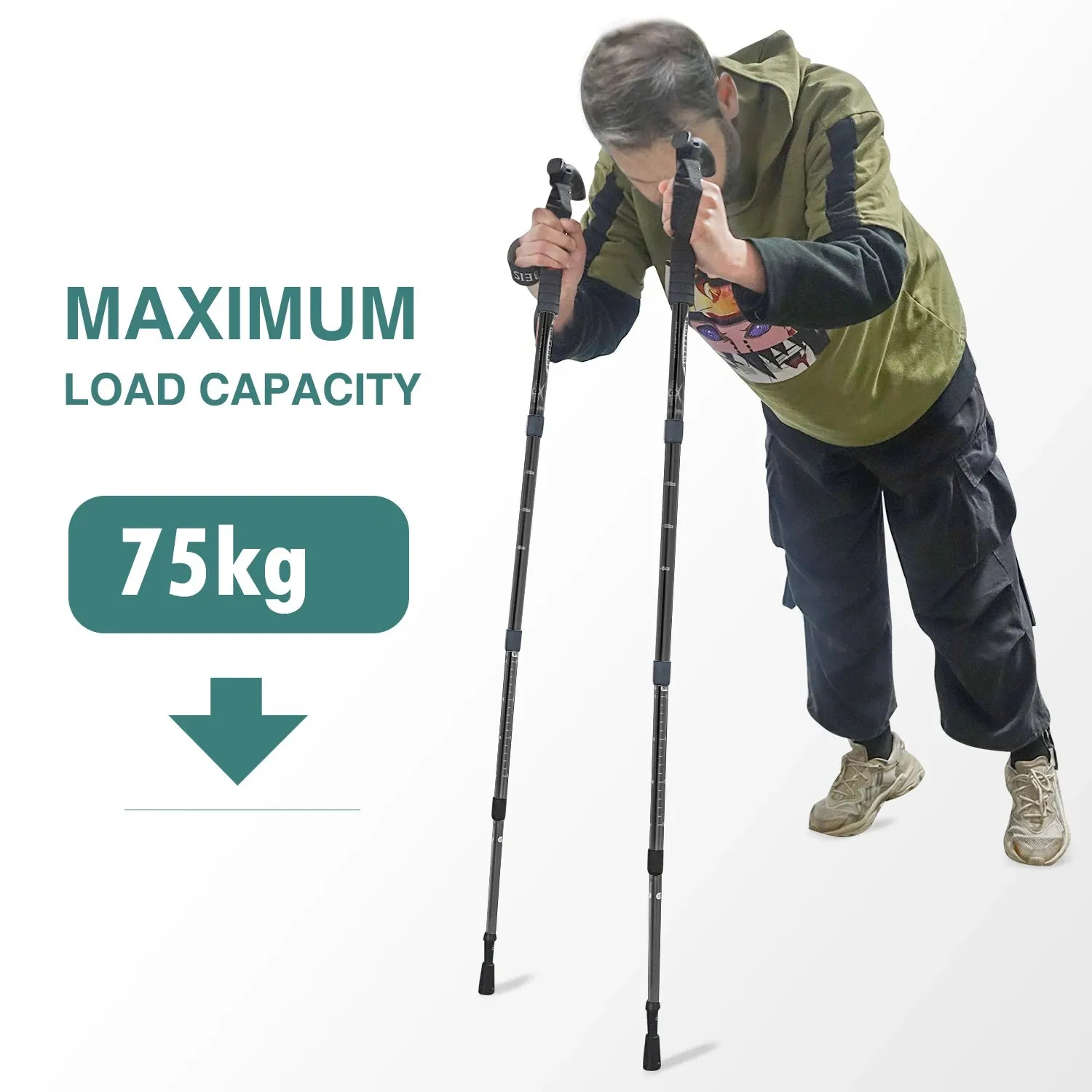 Outdoor Folding Trekking Poles