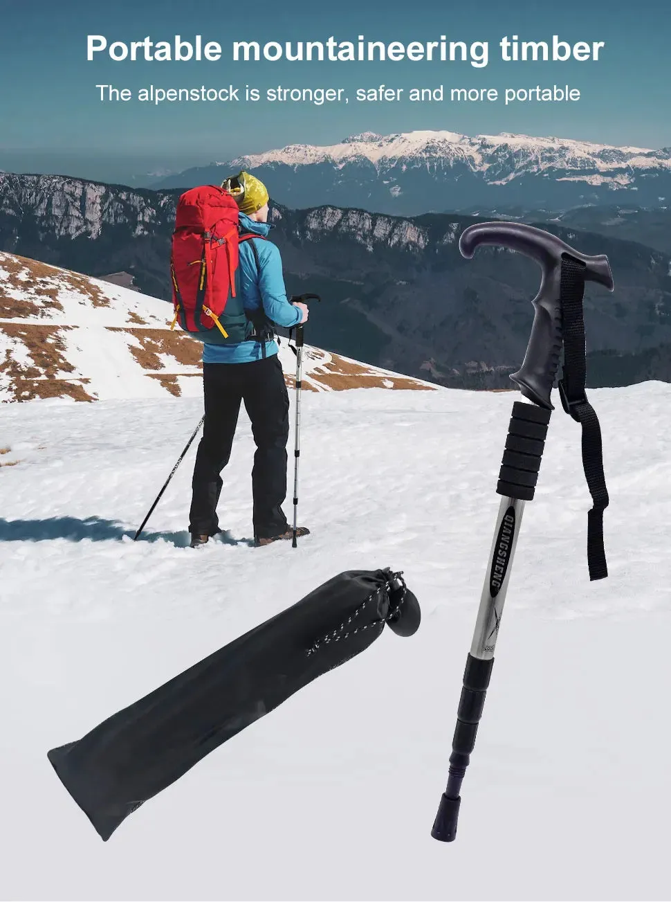 Outdoor Folding Trekking Poles