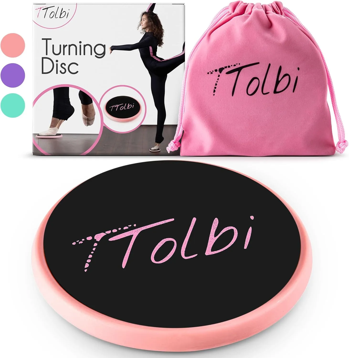 Premium Turning Boards for Dancers  Improve Pirouette Technique & Balance, Ideal Turn Board for Ballet, Dancing & Figure Ice Skating, Portable Spin Disc for Dance & Spinner Disk Training Equipment