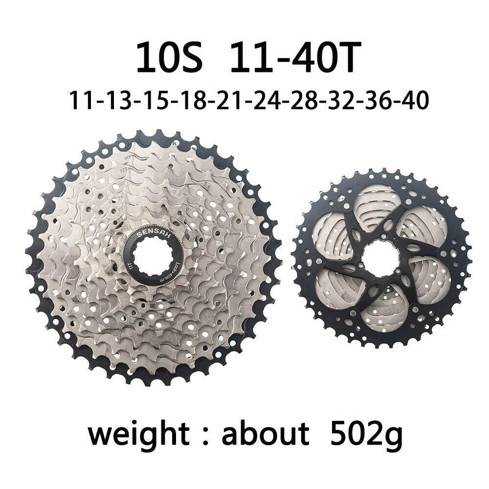 SENSAH Mountain Bike 8 9 10 11 12 Speed Velocidade Bicycle Cassette MTB Freewheel Sprocket 40T 42T 46T 50T 52T for HG HUB