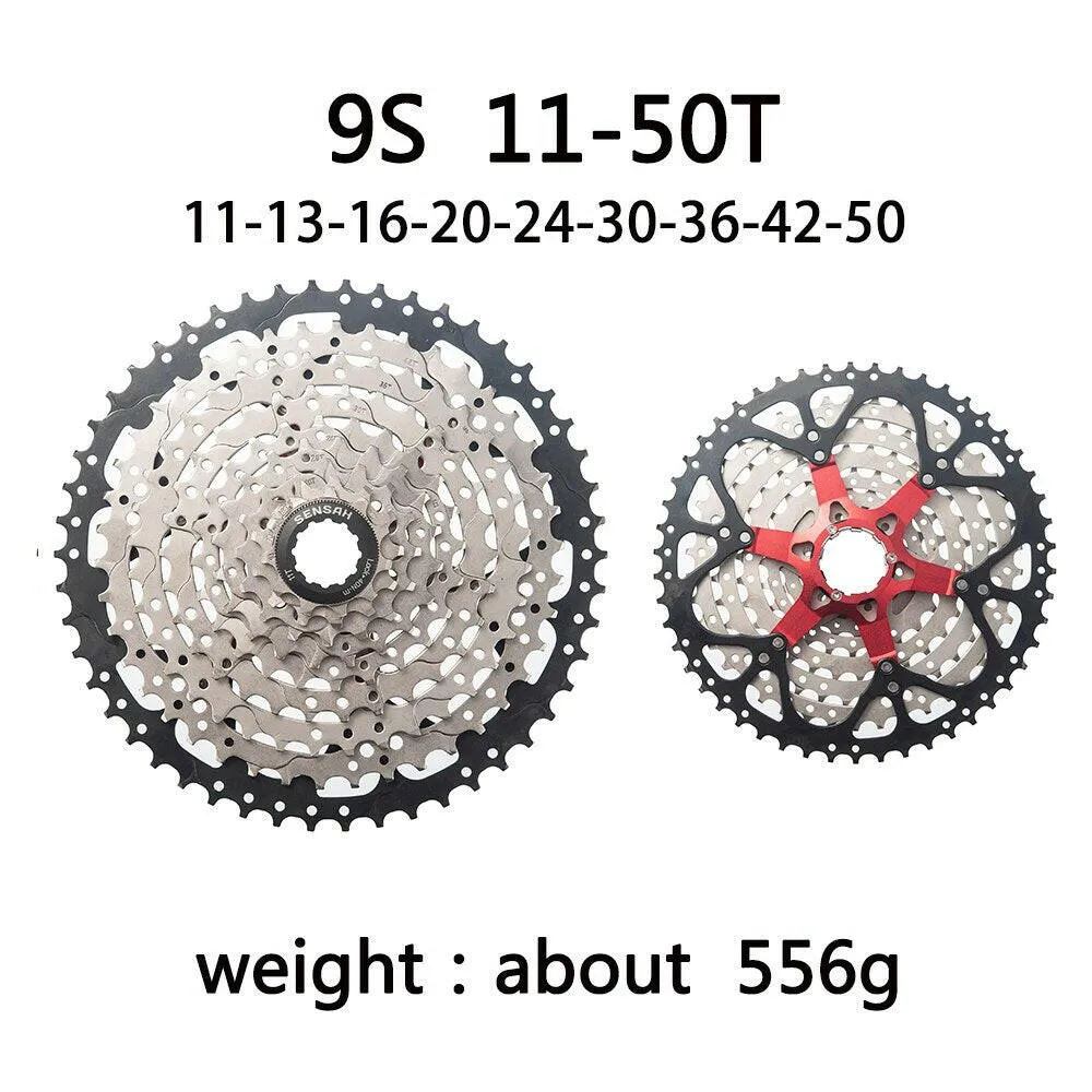 SENSAH Mountain Bike 8 9 10 11 12 Speed Velocidade Bicycle Cassette MTB Freewheel Sprocket 40T 42T 46T 50T 52T for HG HUB