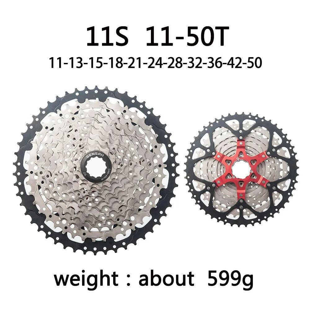 SENSAH Mountain Bike 8 9 10 11 12 Speed Velocidade Bicycle Cassette MTB Freewheel Sprocket 40T 42T 46T 50T 52T for HG HUB