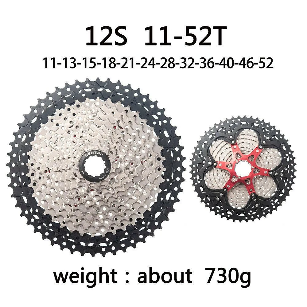 SENSAH Mountain Bike 8 9 10 11 12 Speed Velocidade Bicycle Cassette MTB Freewheel Sprocket 40T 42T 46T 50T 52T for HG HUB