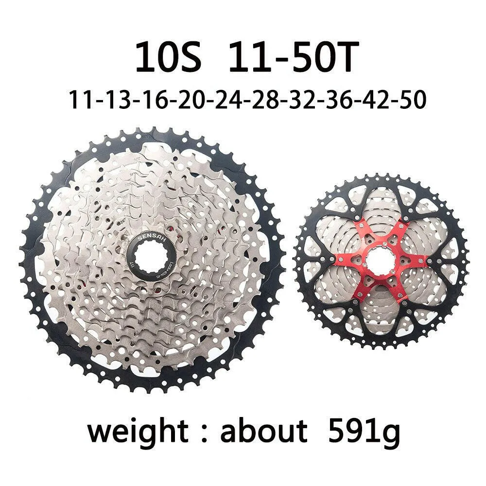 SENSAH Mountain Bike 8 9 10 11 12 Speed Velocidade Bicycle Cassette MTB Freewheel Sprocket 40T 42T 46T 50T 52T for HG HUB