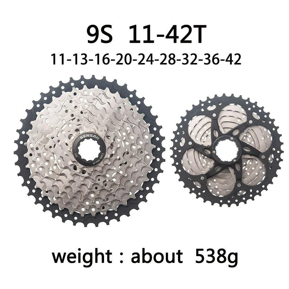 SENSAH Mountain Bike 8 9 10 11 12 Speed Velocidade Bicycle Cassette MTB Freewheel Sprocket 40T 42T 46T 50T 52T for HG HUB