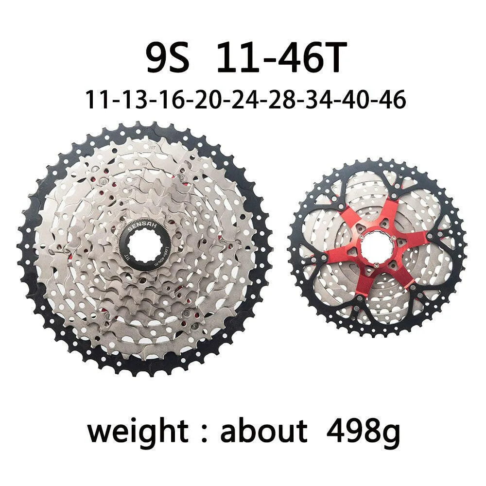 SENSAH Mountain Bike 8 9 10 11 12 Speed Velocidade Bicycle Cassette MTB Freewheel Sprocket 40T 42T 46T 50T 52T for HG HUB