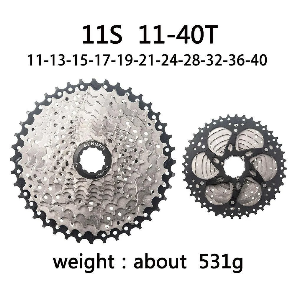 SENSAH Mountain Bike 8 9 10 11 12 Speed Velocidade Bicycle Cassette MTB Freewheel Sprocket 40T 42T 46T 50T 52T for HG HUB