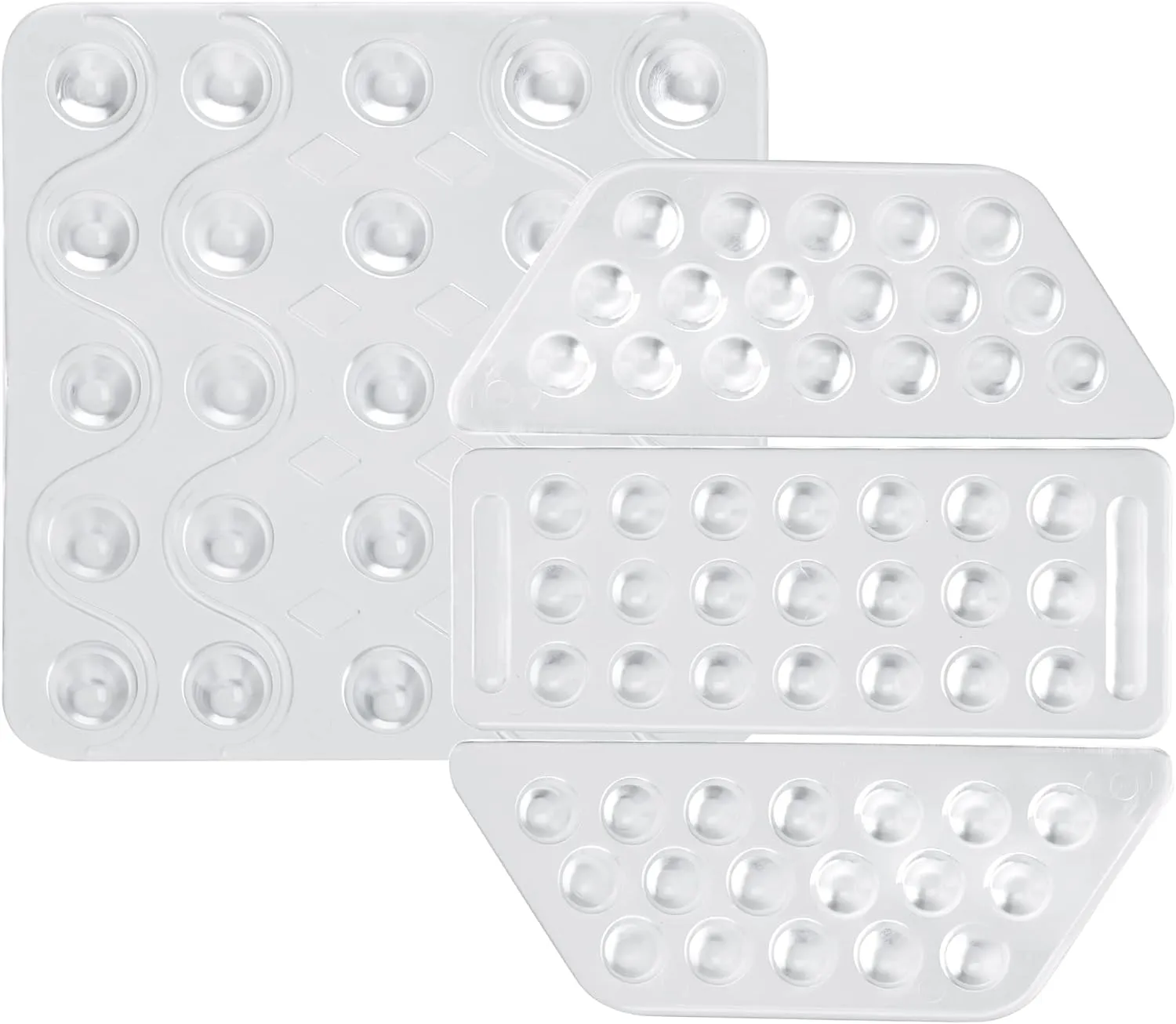 Sfcddtlg 2 Sets Snowboard Stomp Pads-3D Clear Anti-Slip Stomp Pad Mat for Provides Extra Grip to Enhance Your Snowboarding Experience
