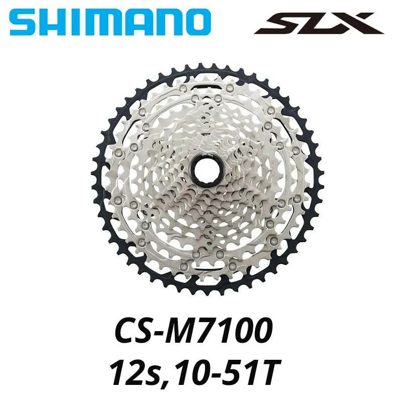 SHIMANO Deore SLX M7100 12 Speed Mountain Bike Flywheel 12V Variable Flying 12S 10-51T 10-45T CS-M7100 Micro Spline Cassette