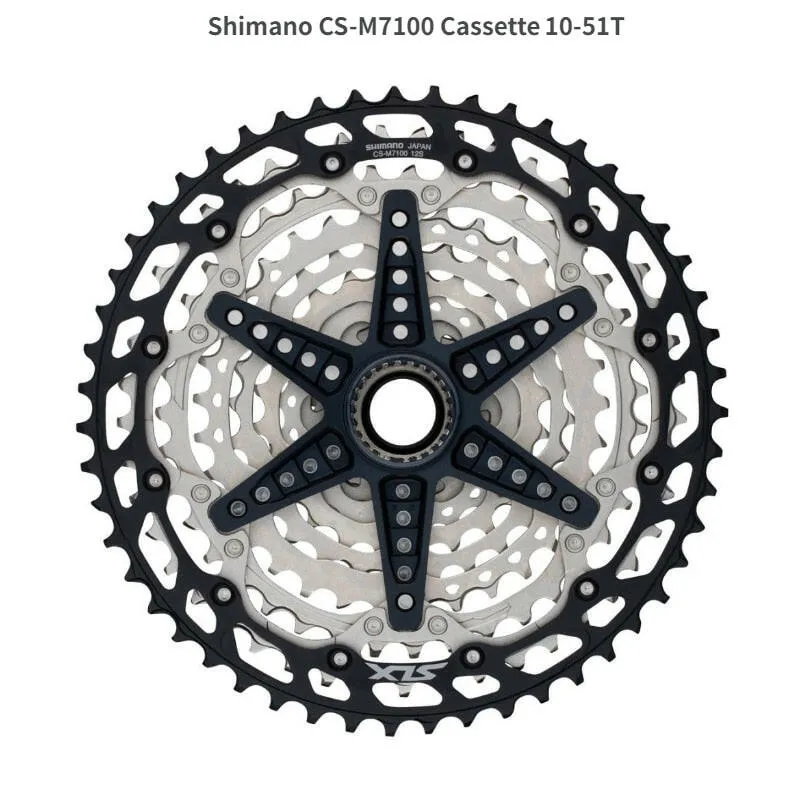 SHIMANO Deore SLX M7100 12 Speed Mountain Bike Flywheel 12V Variable Flying 12S 10-51T 10-45T CS-M7100 Micro Spline Cassette