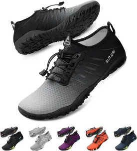 SIMARI Water Shoes for Women Men - Barefoot Quick-Dry Aqua Socks | Lightweight Swim Shoes for Surfing, Swimming, Beach Sports, Kayaking, Diving | Non-Slip Design