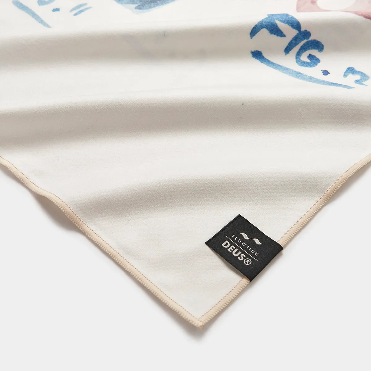 Slowtide Fins Out Quick Dry Towel-White