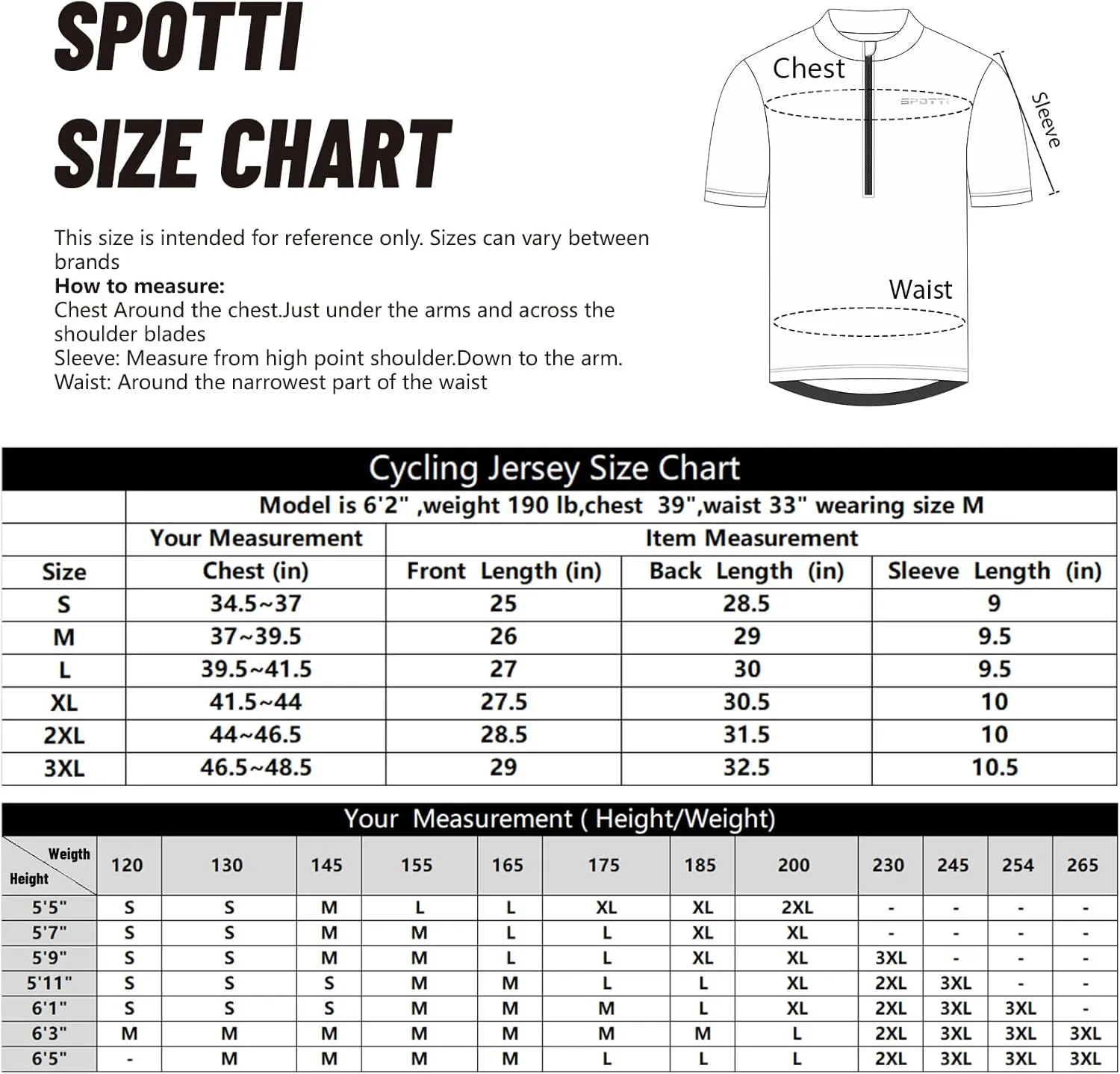 Spotti Men's Cycling Bike Jersey Short Sleeve with 3 Rear Pockets- Moisture Wicking, Breathable, Quick Dry Biking Shirt