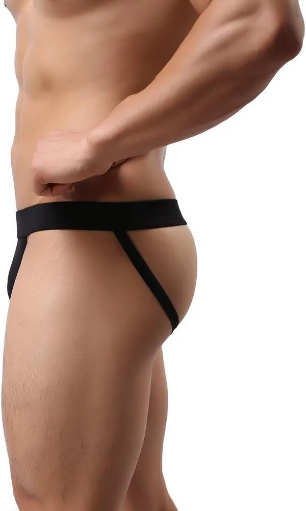 Summer Code Men's Athletic Supporter Performance Jockstrap Elastic Waistband Underwear