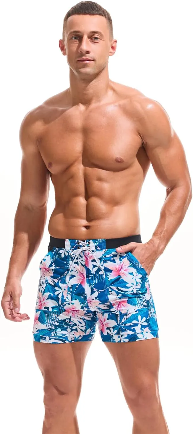 Taddlee Swimwear Men Basic Long Swimming Trunk Surf Camo Shorts Swimsuits Pocket