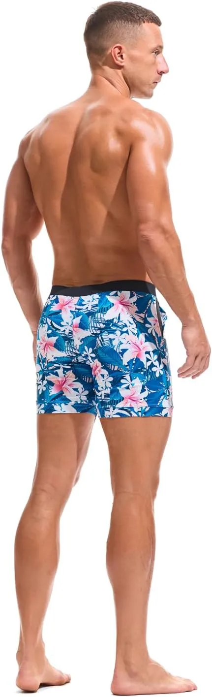Taddlee Swimwear Men Basic Long Swimming Trunk Surf Camo Shorts Swimsuits Pocket