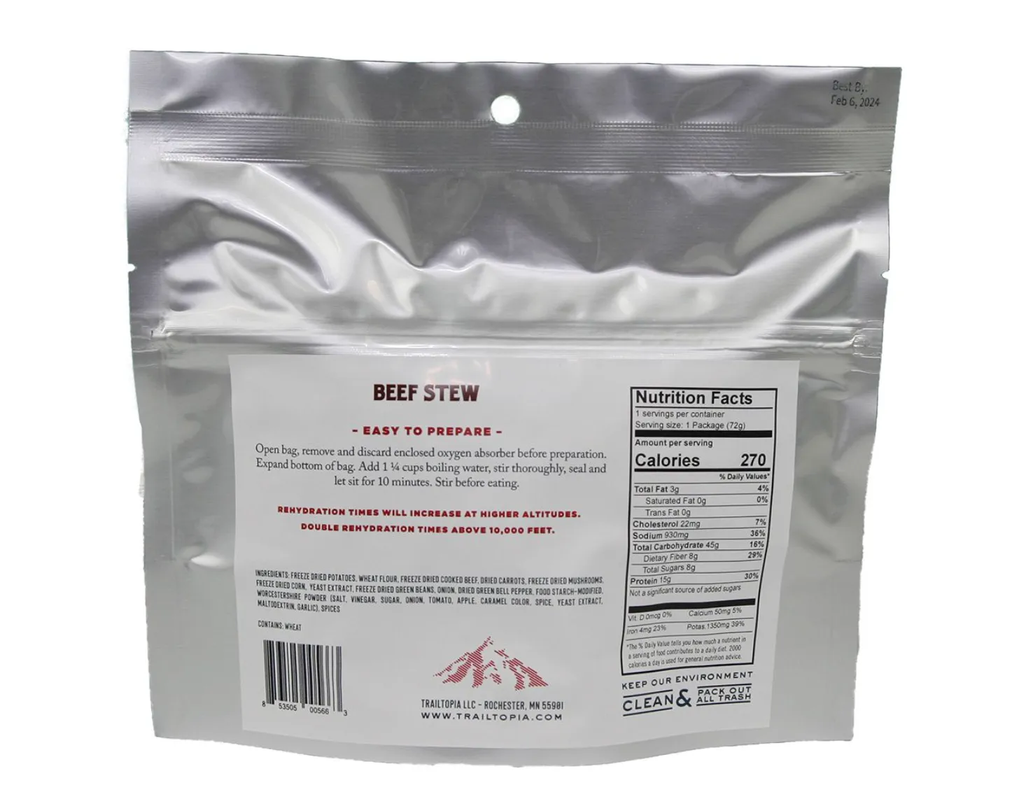 TRAILTOPIA MEALS