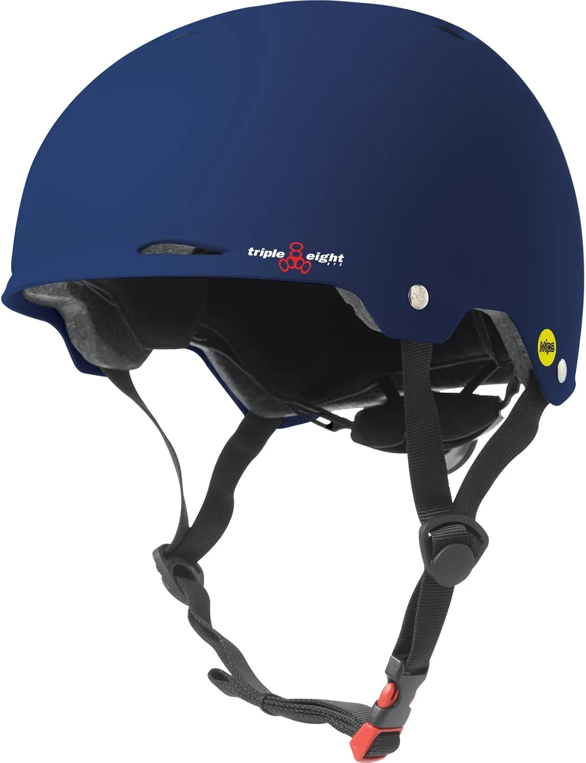 Triple Eight Gotham Dual Certified MIPS Skateboard and Bike Helmet, Blue Matte, X-Small / Small (3351)