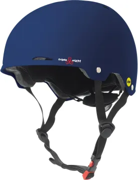 Triple Eight Gotham Dual Certified MIPS Skateboard and Bike Helmet, Blue Matte, X-Small / Small (3351)