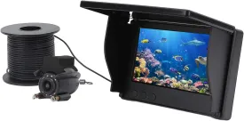 Underwater Camera Viewing System, 500W Pixels Sensor, 1080P HD Images Underwater Fish Finder with 4.3 inch Screen, Ice Fishing Camera with 30m Cable for Raft Shore Ice Fishing
