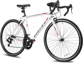 WEIZE Road Bike, 700C Wheel City Commuter Bicycle, Shimano 14 Speed Drop Bar, Racing Adult Bike with Caliper Brakes, High-Carbon Steel Hybrid Bikes, Urban Adult Bicycle for Men and Women