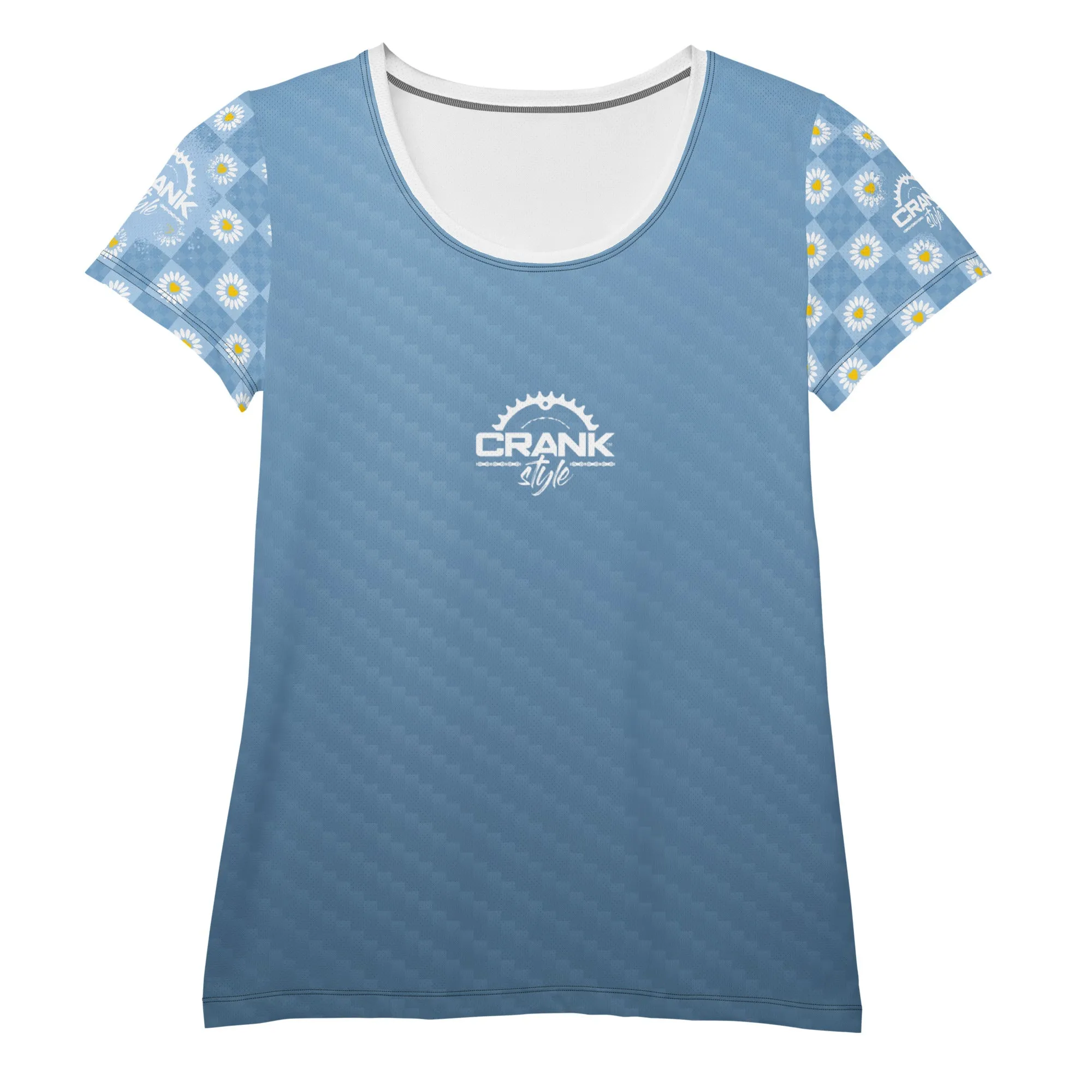 Women's Wild Flower UPF50  MicroBlok MTB Jersey
